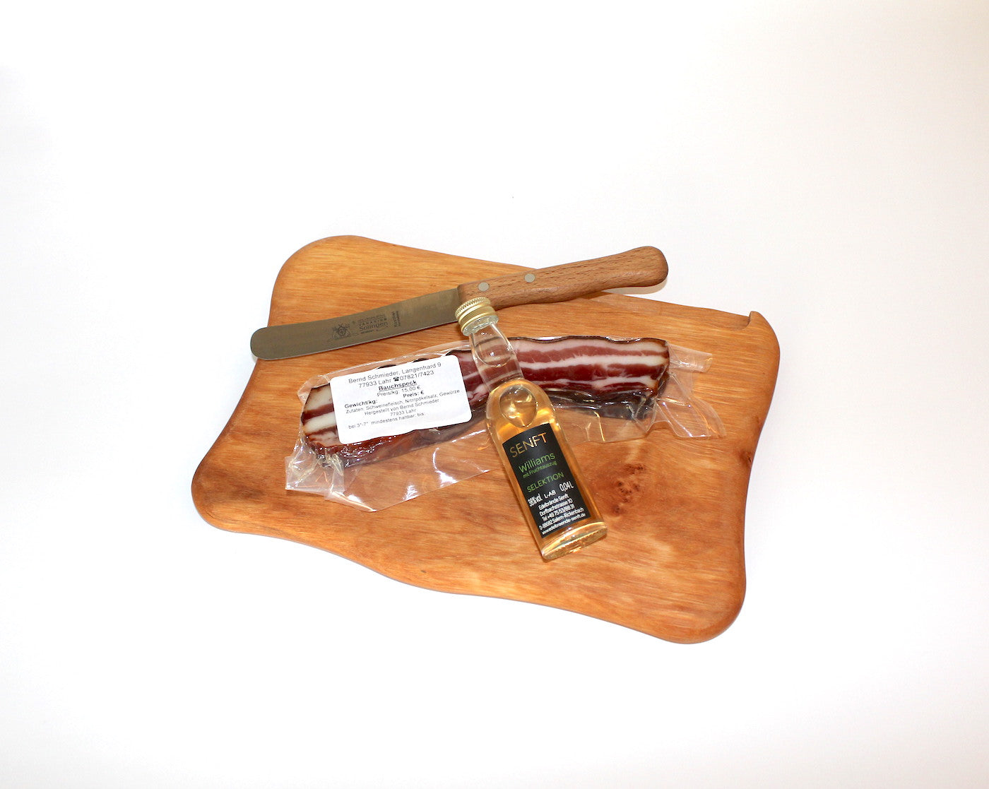 Vesperbrett mit Messer „SEB“ Geschenk-Paket