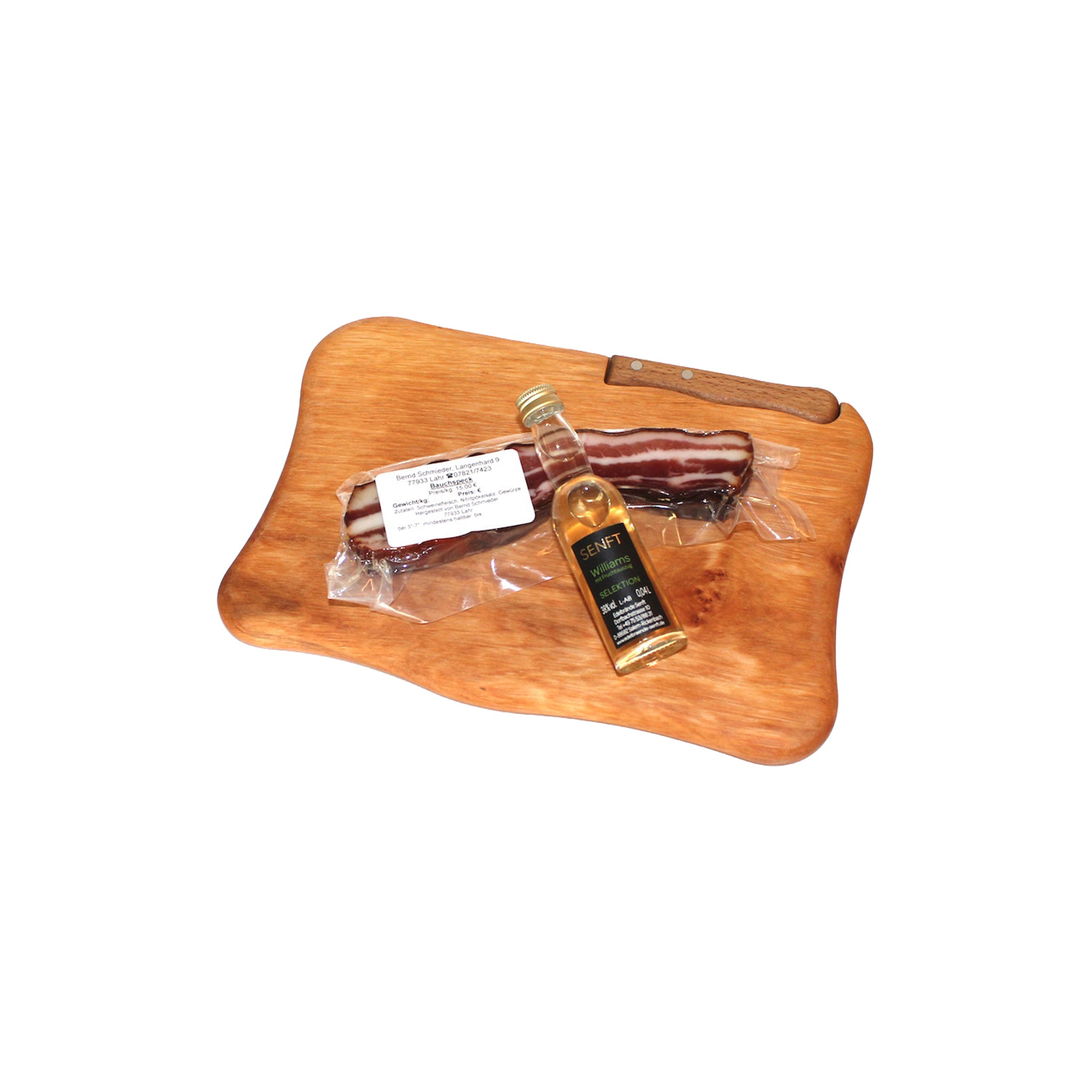 Vesperbrett mit Messer „SEB“ Geschenk-Paket