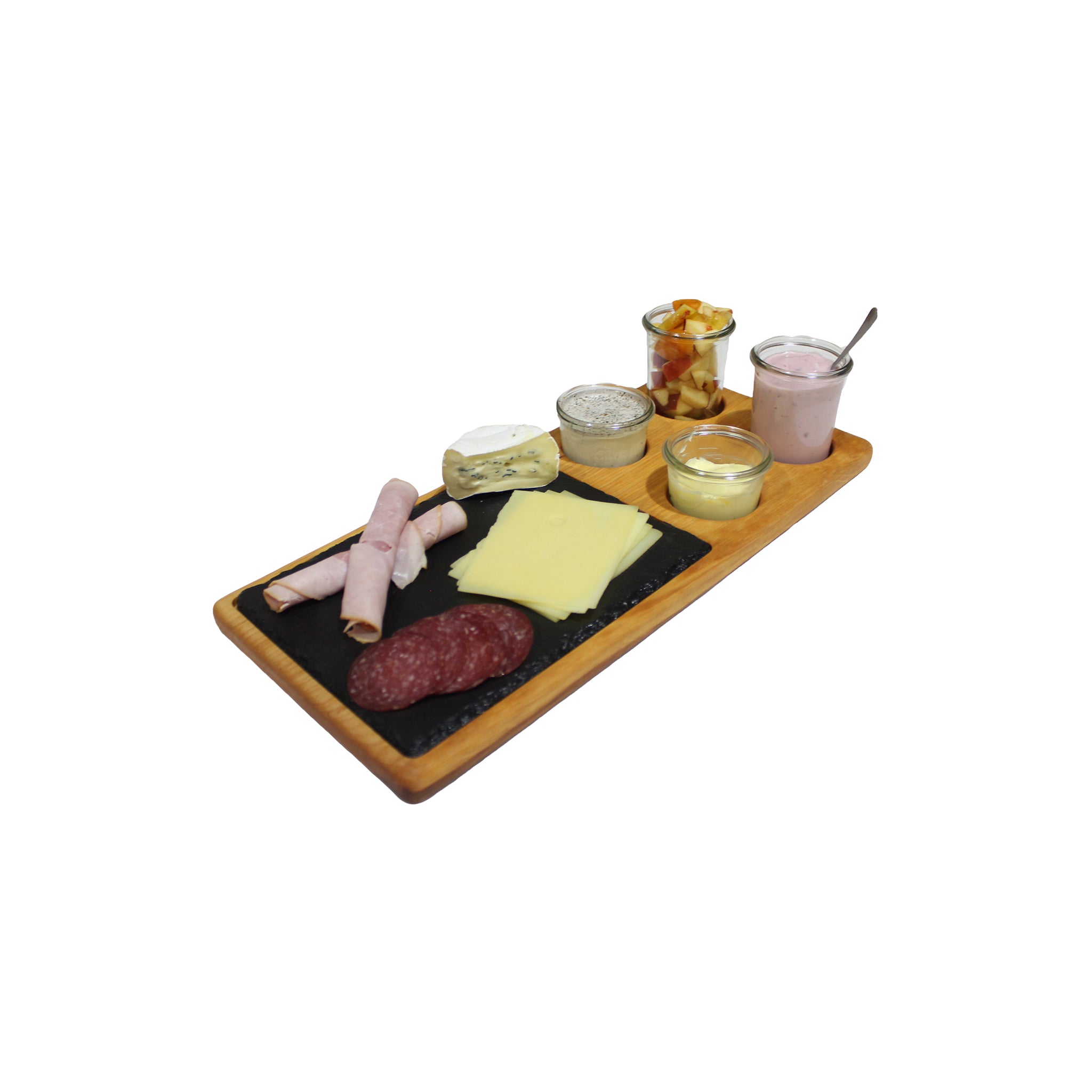 Servierbrett trifft Viererlei