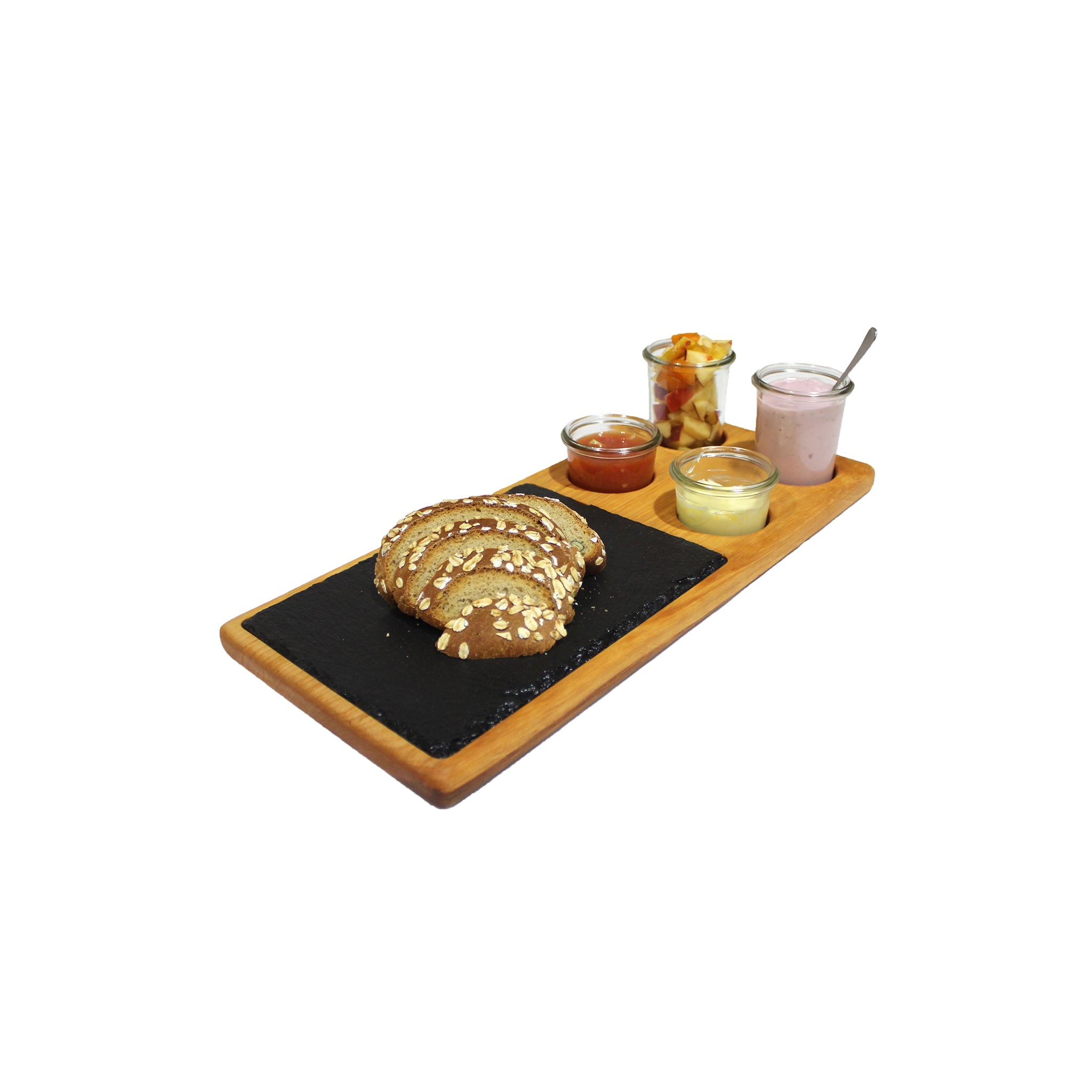 Servierbrett trifft Viererlei