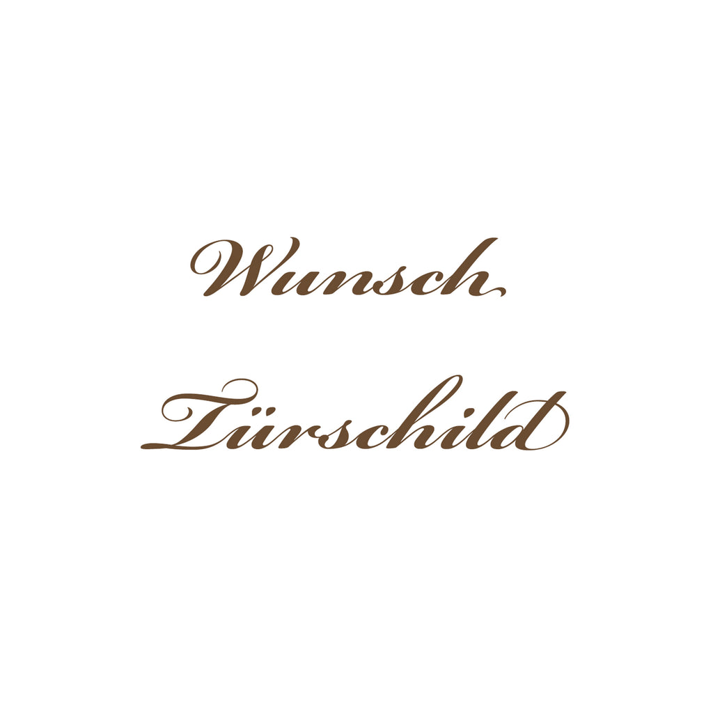 Holz Türschild mit Wunschtext