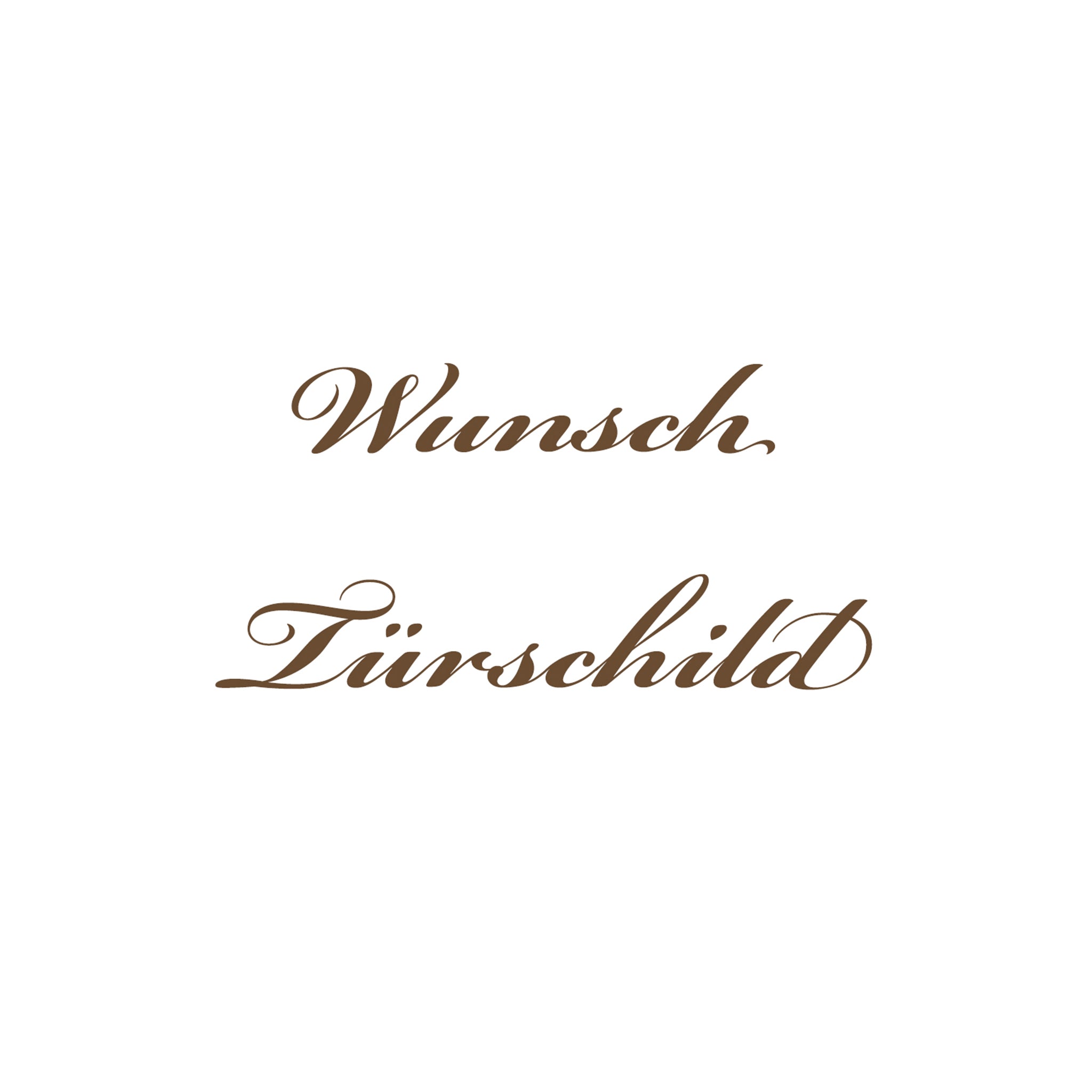 Holz Türschild mit Wunschtext