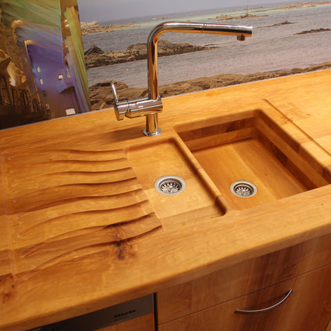 HOLZWASCHBECKEN KÜCHE TA